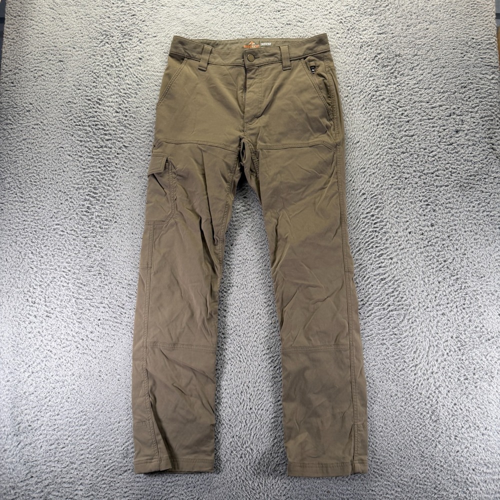 Ridgecut Toughwear Pant Mens 30x32 Brown Nylon Windbreaker Hiking Gorpcore Cargo